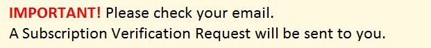 Please Check your email